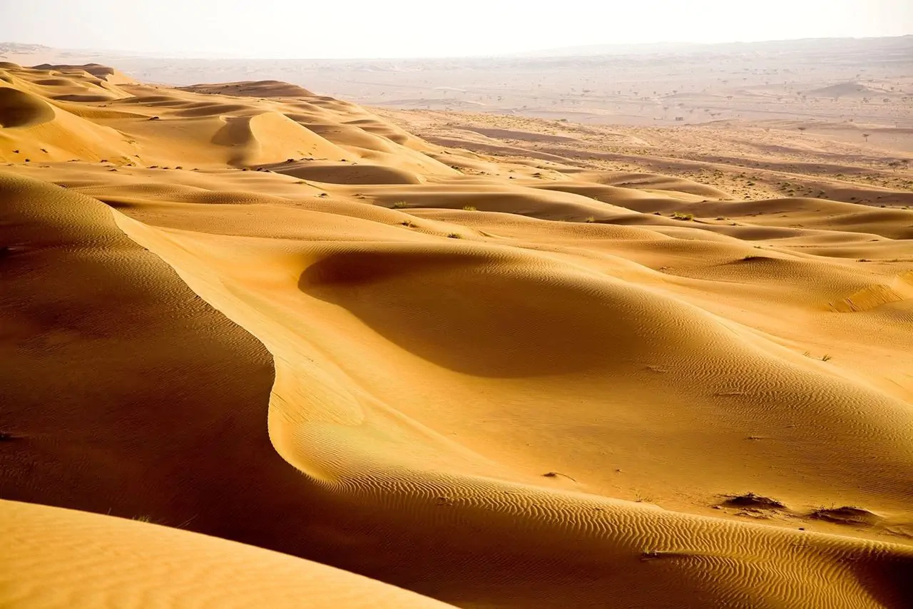 Deserto e dunas de Om